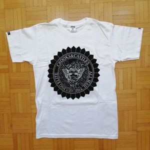 Crooks & Castles White T-shirt Small NWOT
